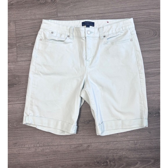 Talbots Shorts Simply Flattering Collection Bermuda 10 Mint Green Resort Cruise - Picture 1 of 6